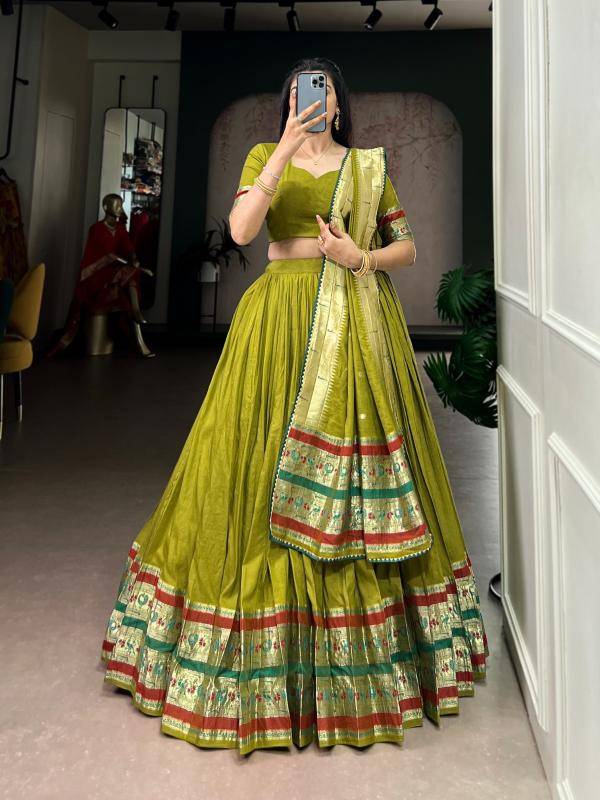 SHRAVANI Chanderi MND Traditional lehenga choli wholesale